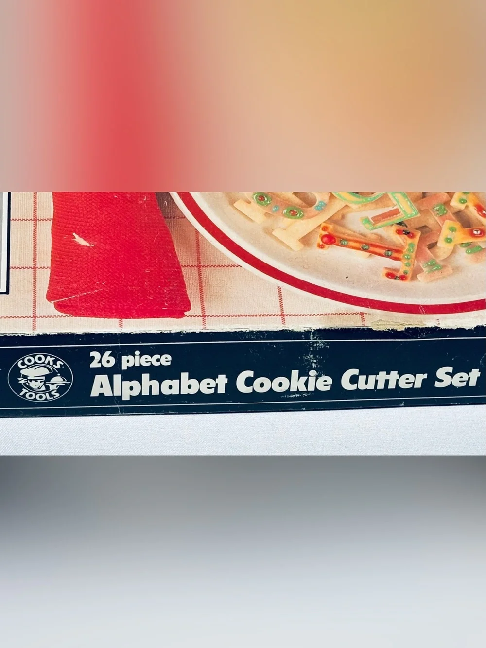 VTG Cooks Tools 26 Piece Alphabet Cookie Cutter Set Brand New in Box 1985